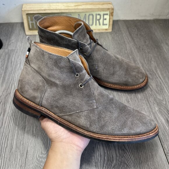Allen Edmonds Men's Grey Suede Chandler Chukka Boots Size 11 D 5823